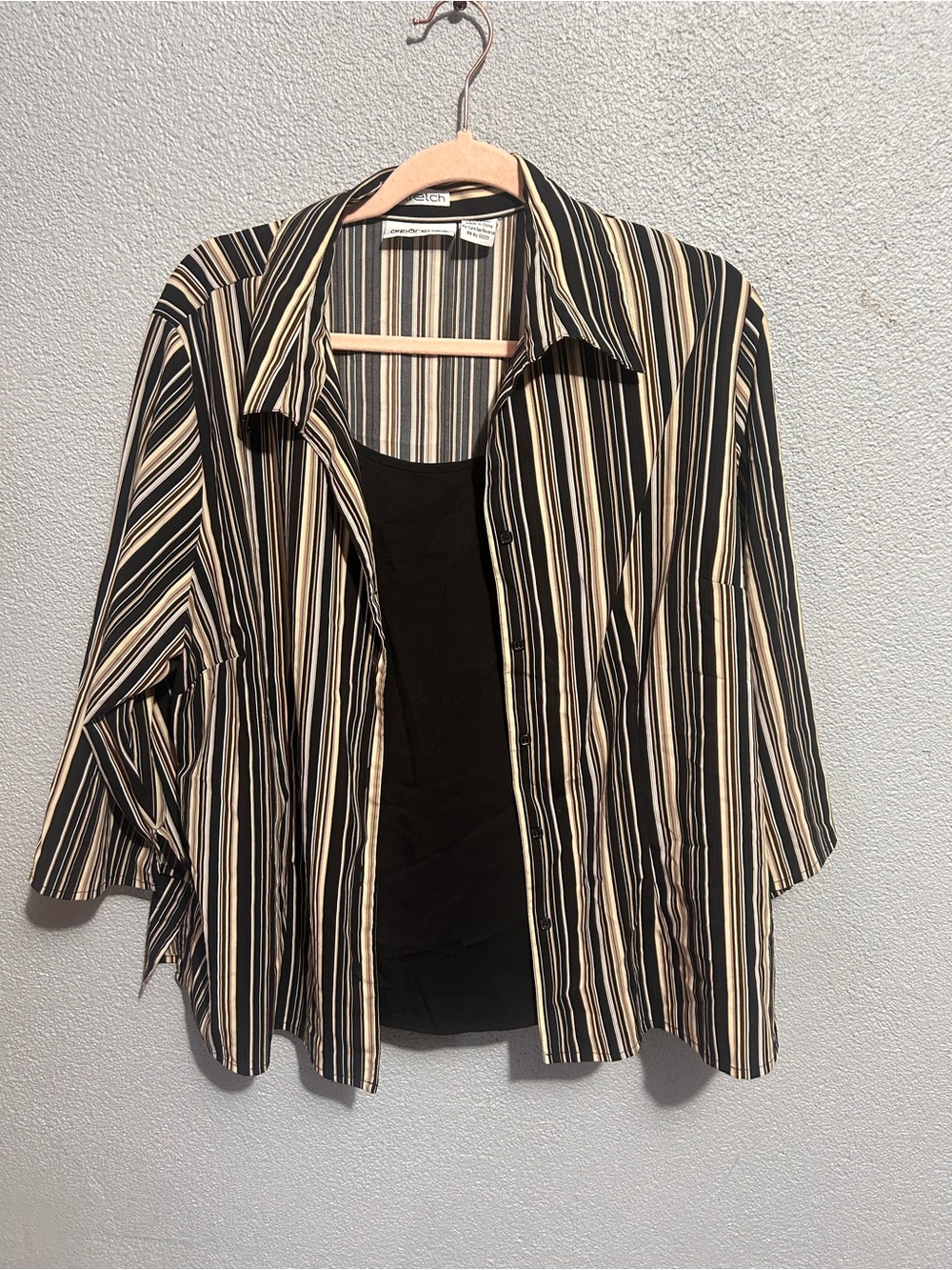 Apparenza button down blouse size 1x